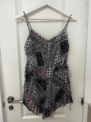Vestido corto estampado - boho
