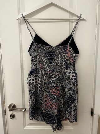 Vestido corto estampado - boho