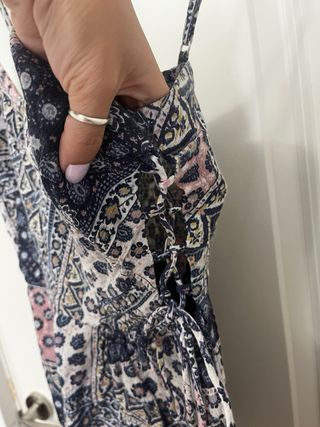 Vestido corto estampado - boho