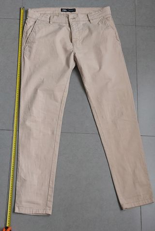 Pantalón Zara beige hombre
