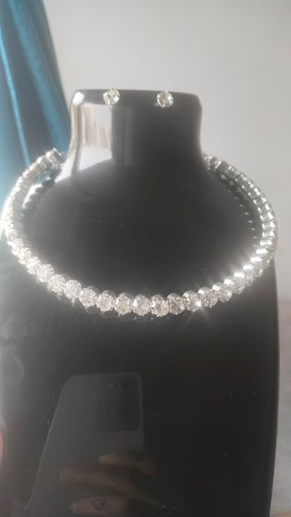 Conjunto Joyas Plata Brillantes