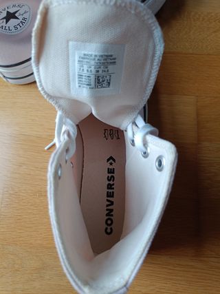 Converse rosas - zapatillas altas