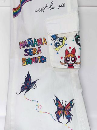 Pantalones cargo customizados