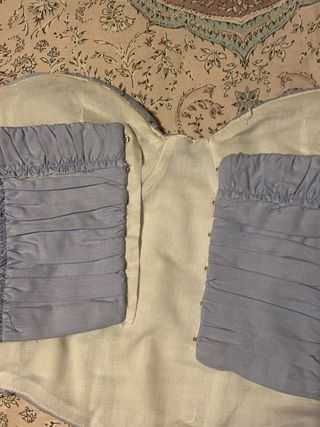 Top Corset Zara azul