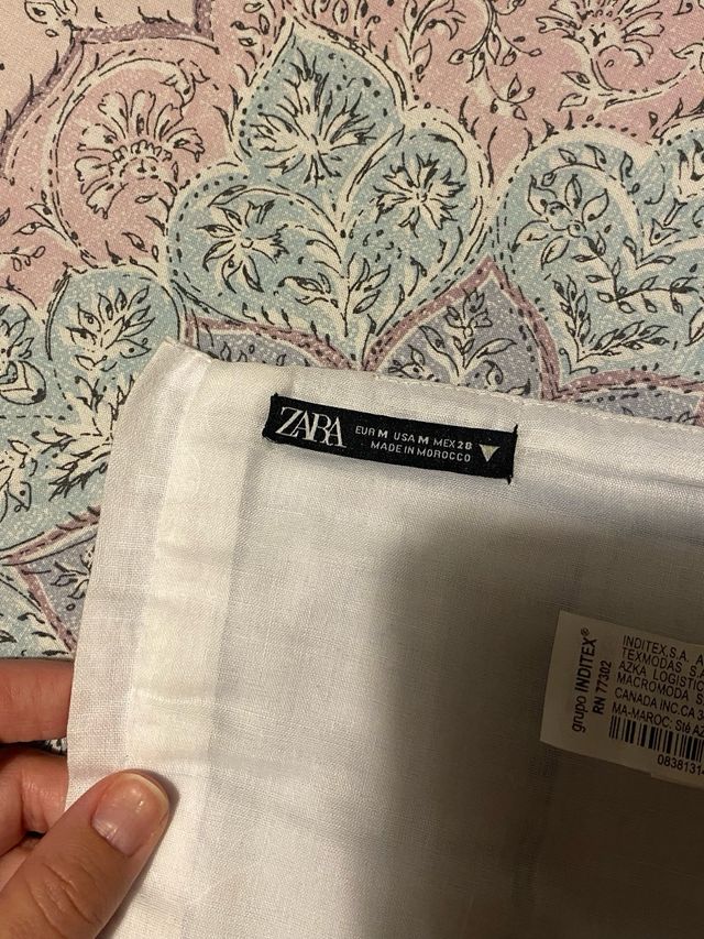 Top Corset Zara azul