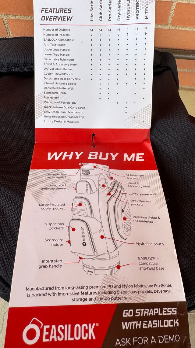 Bolsa golf Motocaddy PRO-Series