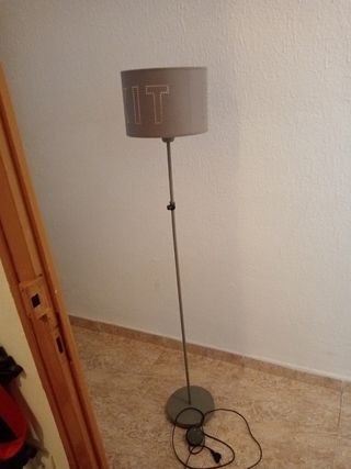 Lámpara pie gris 150cm