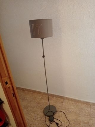 Lámpara pie gris 150cm