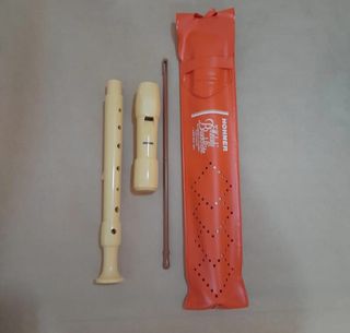 Flauta desmontable funda naranja HONNER