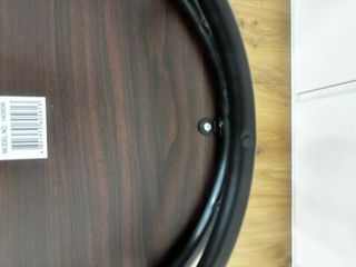 Silla Bistrot negra y marrón Wengue.