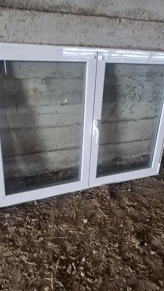 Ventana PVC blanca - 2 hojas