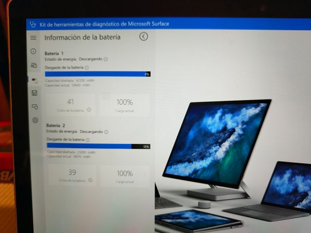 Surface Book 2 i7-16gb-1tb SSD. 15 pulgadas 