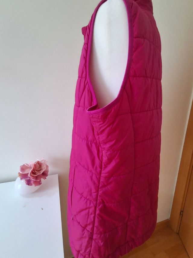 Chaleco acolchado Quechua fucsia