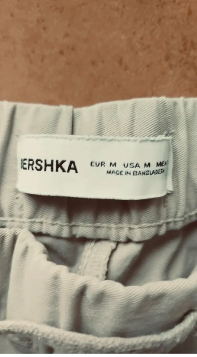 Pantalones Cargo Beige Hombre