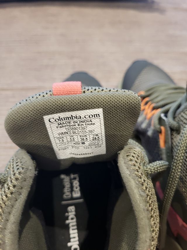 Botas Columbia Senderismo - Oliva y Rosa