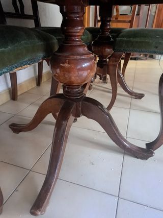 Comedor antiguo 6 sillas