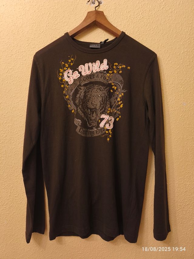 Camiseta Scott & Fox marrón - Talla L
