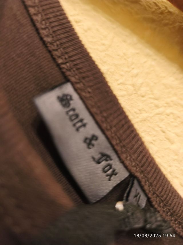 Camiseta Scott & Fox marrón - Talla L