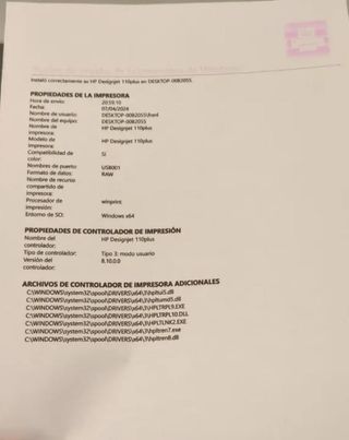 Plotter HP Designjet 110plus