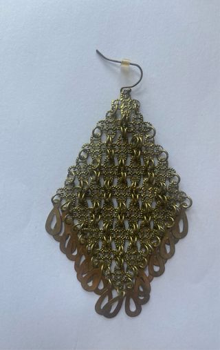 Pendientes dorados largos