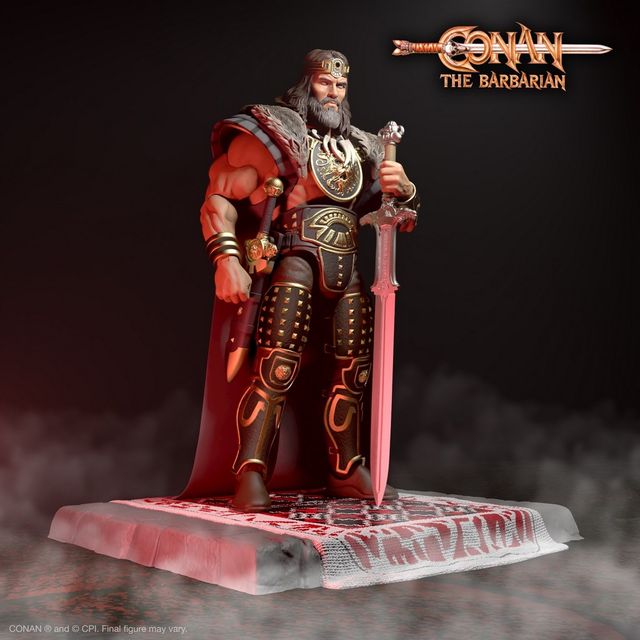CONAN EL BARBARO FIGURA+TRONO DE AQUILONIA SUPER 7