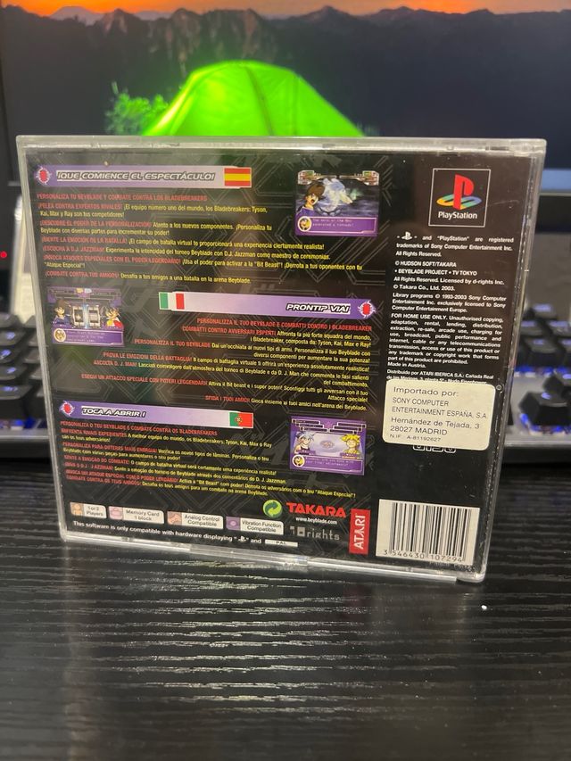 Beyblade Let it Rip! PS1 PAL España