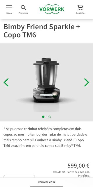 Bimby Friend Sparkle com copo TM6 a estrear