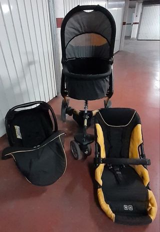 Carrito bebé 3 piezas - capazo, silla y cuco