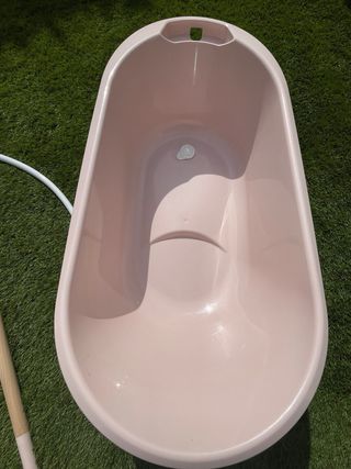 Bañera Bebe Jou - Rosa con sensor digital.
