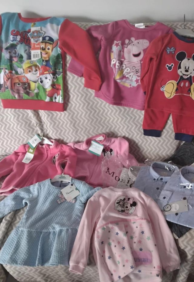 Lote de ropa para bebes y niños