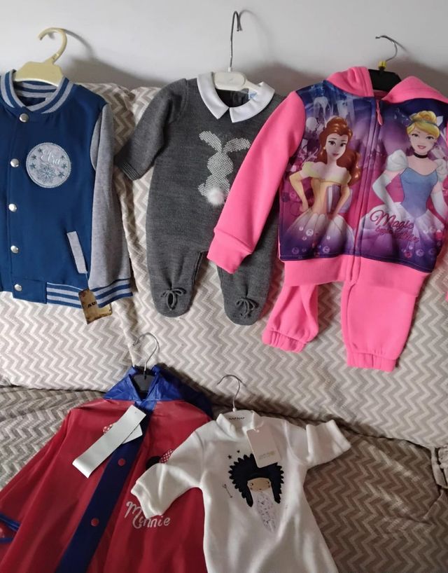 Lote de ropa para bebes y niños