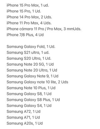 Lotto 111 protezioni schermo in vetro temperato