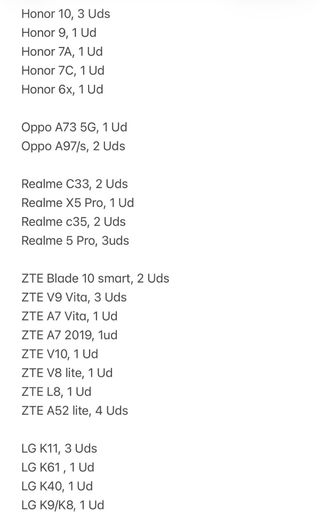 Lotto 111 protezioni schermo in vetro temperato