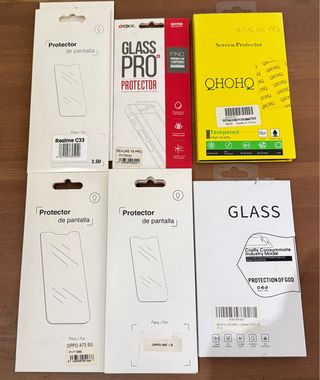 Lotto 111 protezioni schermo in vetro temperato