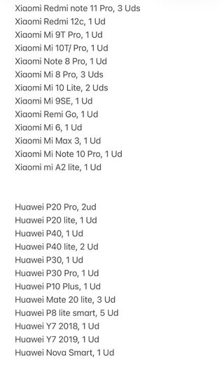 Lotto 111 protezioni schermo in vetro temperato
