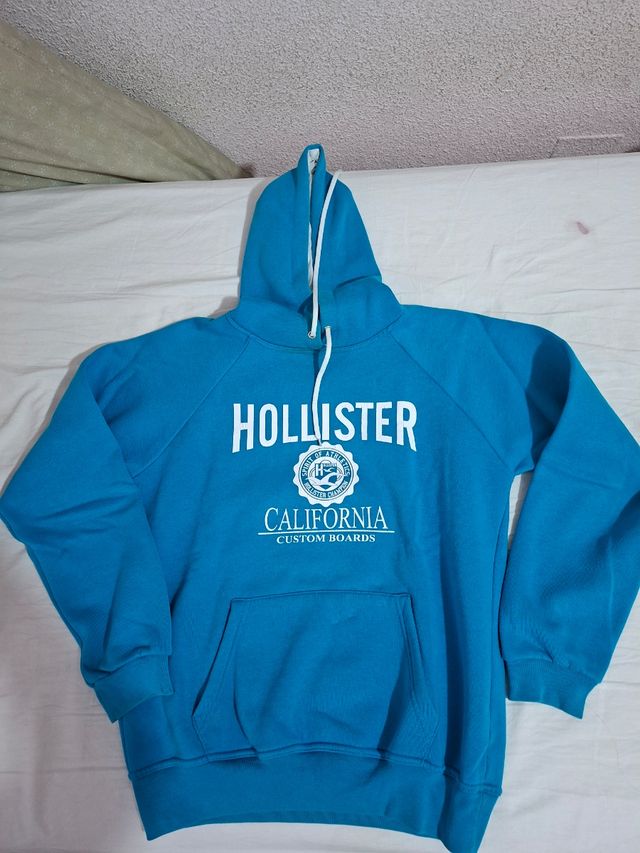 3 Sudaderas Hollister - Azul, Morado