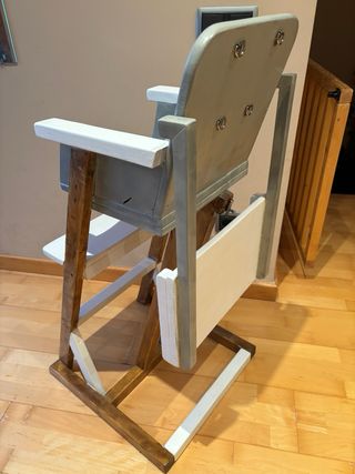 Trona bebé de madera
