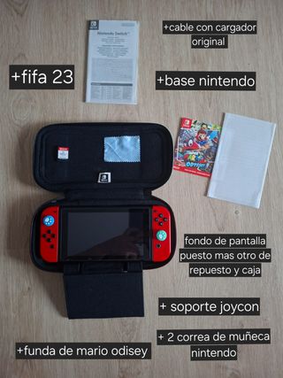 Nintendo Switch Roja - Mario Odyssey