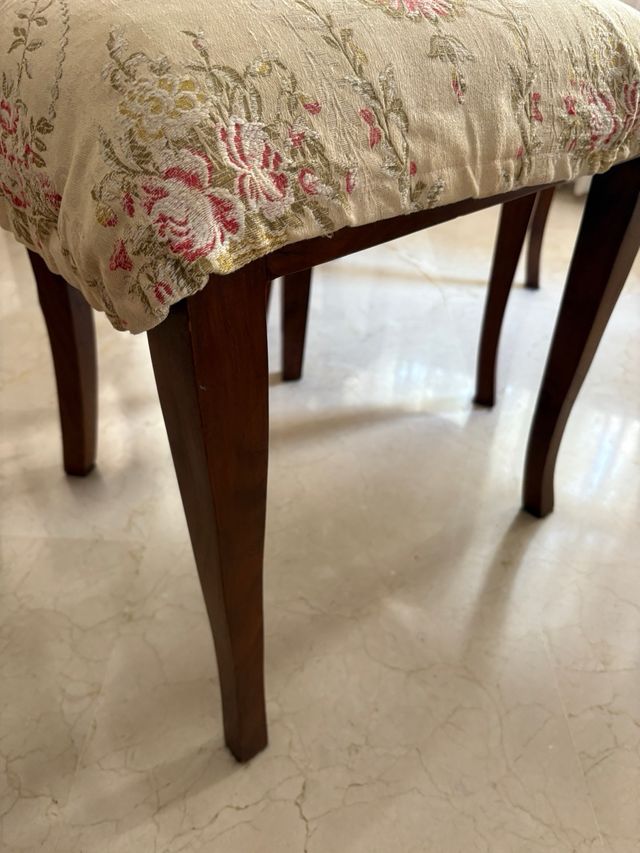 6 sillas comedor madera - beige