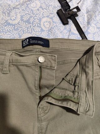 Pantaloni skinny donna GAP Taglia EU42 Verde oliva