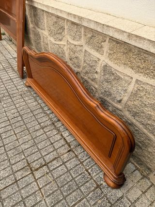 Cabecero y piecero cama madera