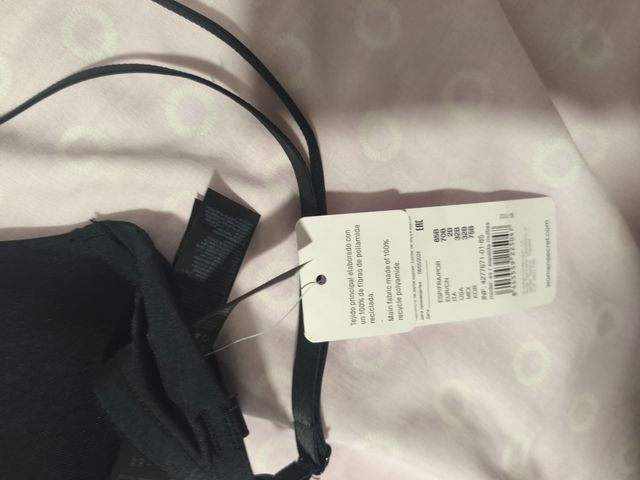 Sujetador Women'Secret negro 85B