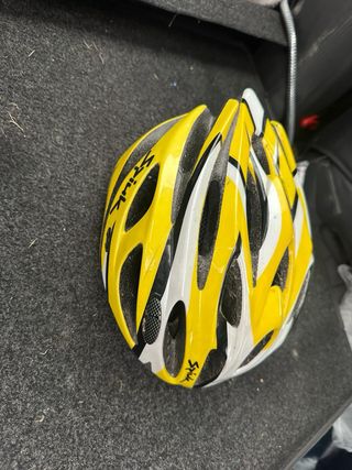 Casco Spiuk ciclismo amarillo