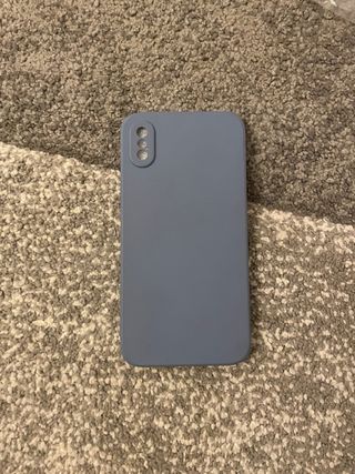 Custodia iPhone XS - Blu-verde