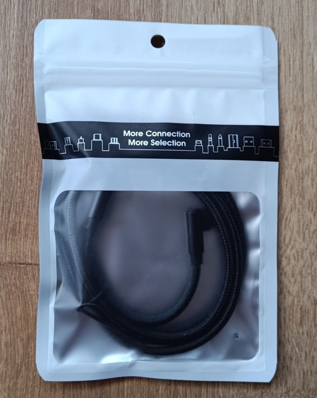 Cable USB-C a USB-C 90º