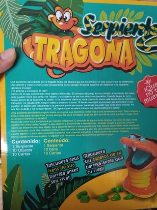Serpiente Tragona - Juego de Mesa
