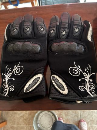 Guantes moto RAINERS piel M chica