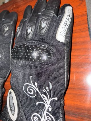 Guantes moto RAINERS piel M chica