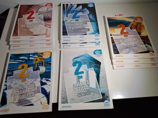 Libros 1, 2 y 3 ESO Anaya