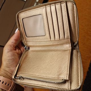 Carteira Parfois Dourado rosa